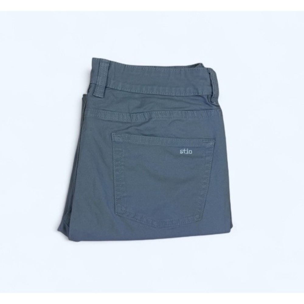 STIO PANTS WOMENS SIZE 6 GRAY ANKLE 25" INSEAM‎